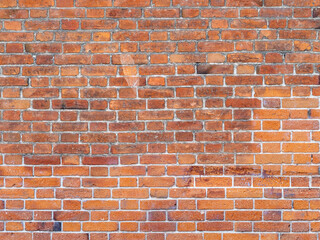 Fragment of a 19th century brick wall