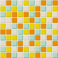 Seamless pattern illustration of mosaic tiles (background, wallpaper, vector)
