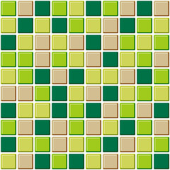 Seamless pattern illustration of mosaic tiles (background, wallpaper, vector)