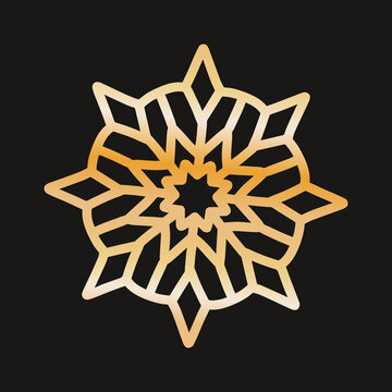recommend clip art: cute snowflake, festive christmas design of unique winter symbol