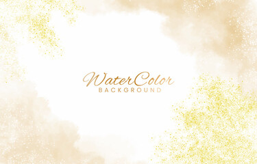 Abstract colorful watercolor for background. 