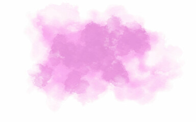 abstract watercolor hand drawn background. pink clouds on white background. pink clouds on a white background. watercolor brush watercolor.