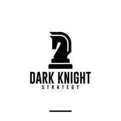 chess knight ,horse ,logo design inspiration © dhulpikir