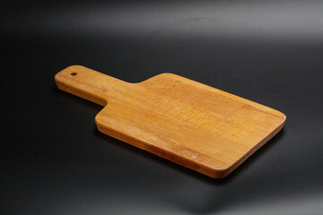 Wooden board for kitchen isolated
