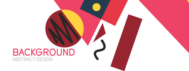 Abstract background with blocks, lines, geometric shapes. Techno or business concept for wallpaper, banner, background, landing page