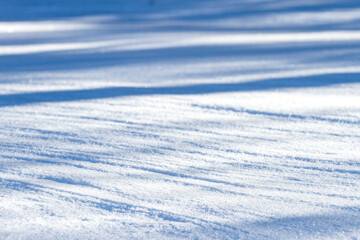 Fototapeta na wymiar snowy sunny landscape, sparkling snow