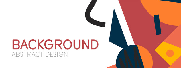 Abstract background with blocks, lines, geometric shapes. Techno or business concept for wallpaper, banner, background, landing page