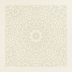 Beige floral pattern. Best background for invitation or wedding design. 