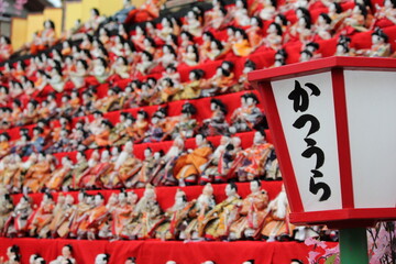 Girls festival in Japan ひな祭り　ひな壇