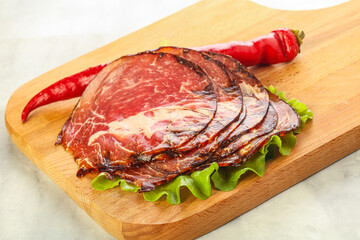 Dried pork neck meat snack