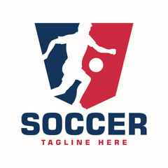 Soccer symbol vector design.