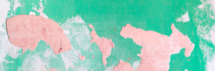 surface grunge texture of damaged cracked plastered paint wall