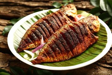 Goan fish fry with exotic Indian spices.  seafood recipes from Goa,