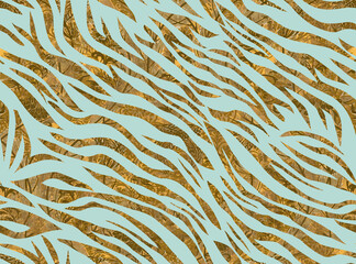 Abstract Textured Zebra Stripes Seamless Pattern Trendy Fashion Colors Stylish Textile Design