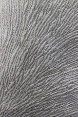 close-up of a grey fabric texture background