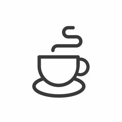 Coffee cup icon, sign, vector.