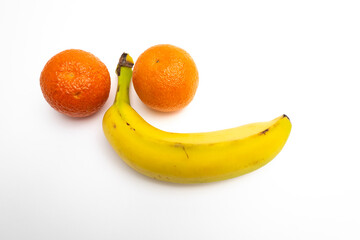 deux clémentines et une banane