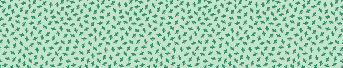 Obraz na płótnie Canvas Green seamless pattern with cacti