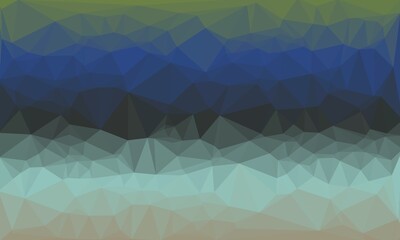 vibrant colorful geometric background with mosaic design