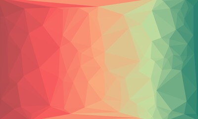 vibrant colorful geometric background with mosaic design