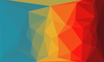 vibrant abstract geometric background with poly pattern