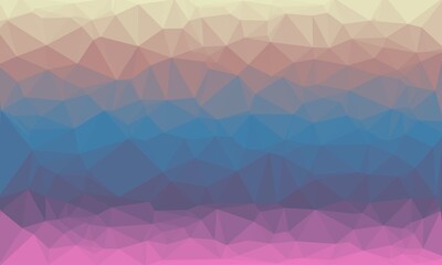 Obraz premium vibrant creative prismatic background with polygonal pattern
