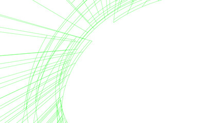 Abstract architecture design 3d sketch