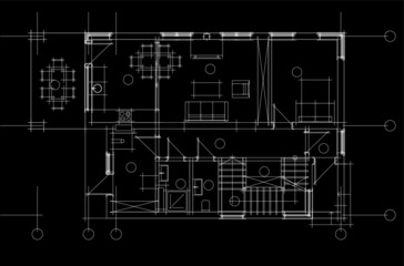 house project architectural drawing