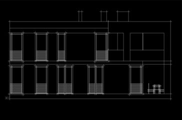 house project architectural drawing