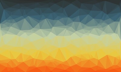 Fototapeta premium vibrant abstract multicolored background with poly pattern