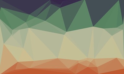 vibrant colorful geometric background with mosaic design