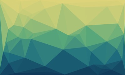 vibrant Abstract blue gradient and polygonal background
