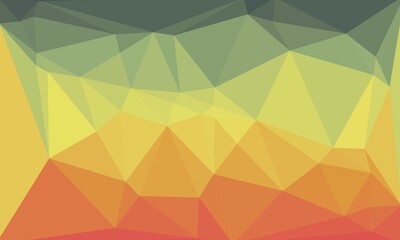 vibrant colorful geometric background with mosaic design