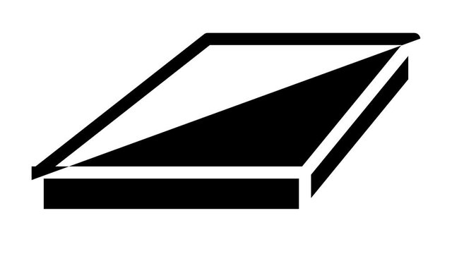 flat bar metal profile animated line icon. flat bar metal profile sign. isolated on white background