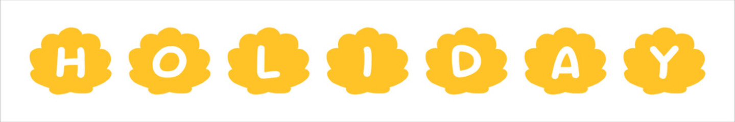 Vector drawn summer icons. Summer pictogram. For mobile app illustration, website design, web button.