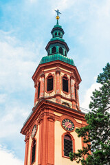 Fototapeta na wymiar Cathedral Church in Meersburg, Germany