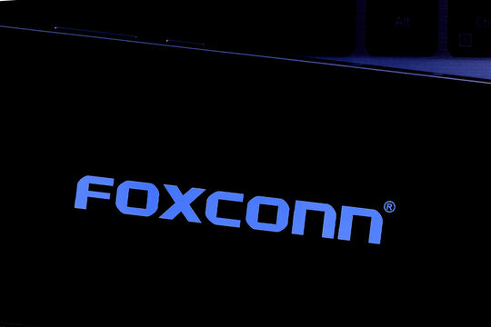 Foxconn editorial. Illustrative photo for news about Foxconn - a multinational electronics contract manufacturer