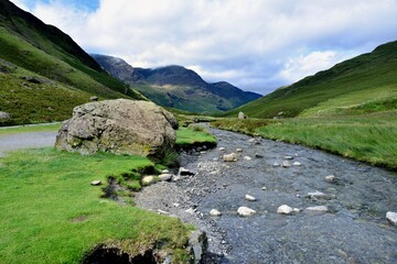 Gatesgarthdale Beck and low clouds