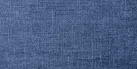 Natural cotton or linen textile. Grunge fabric texture for background