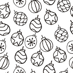 estampado de bolas  de navidad