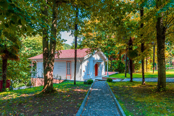 Termal Park view in Termal, Yalova. Termal has populer thermal spring in Turkey
