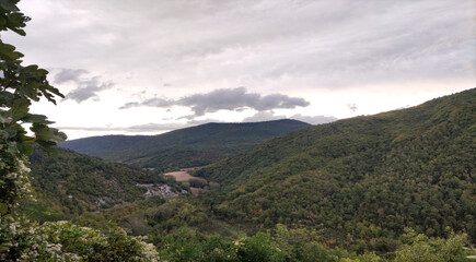 Vista da Caudino antico borgo di Arcevia