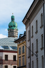 Fototapeta premium The architecture of the Austrian city of Innsbruck