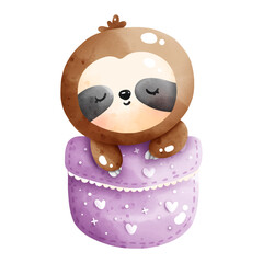 sloth in the pocket © ChonnieArtwork 