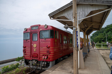 train on the railway