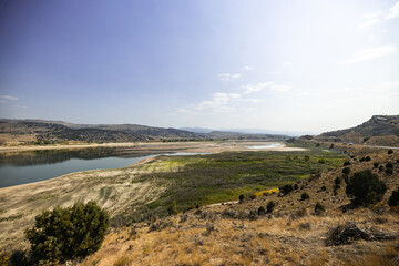 view of the river in the mountains