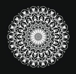 ornamental round lace ornament