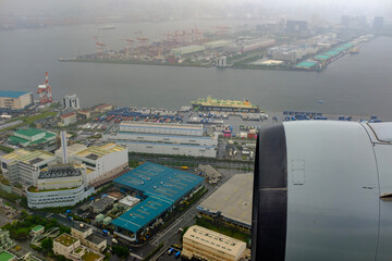 aerial view of the city