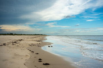 Natural Beauty of a preserved natural beach
