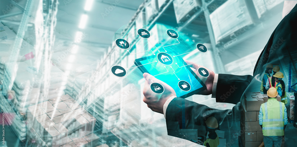 Aufkleber smart warehouse management system with innovative internet of things technology to identify package 